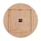 Brown MDF Contemporary Wall Clock, 24" x 24" x 2"